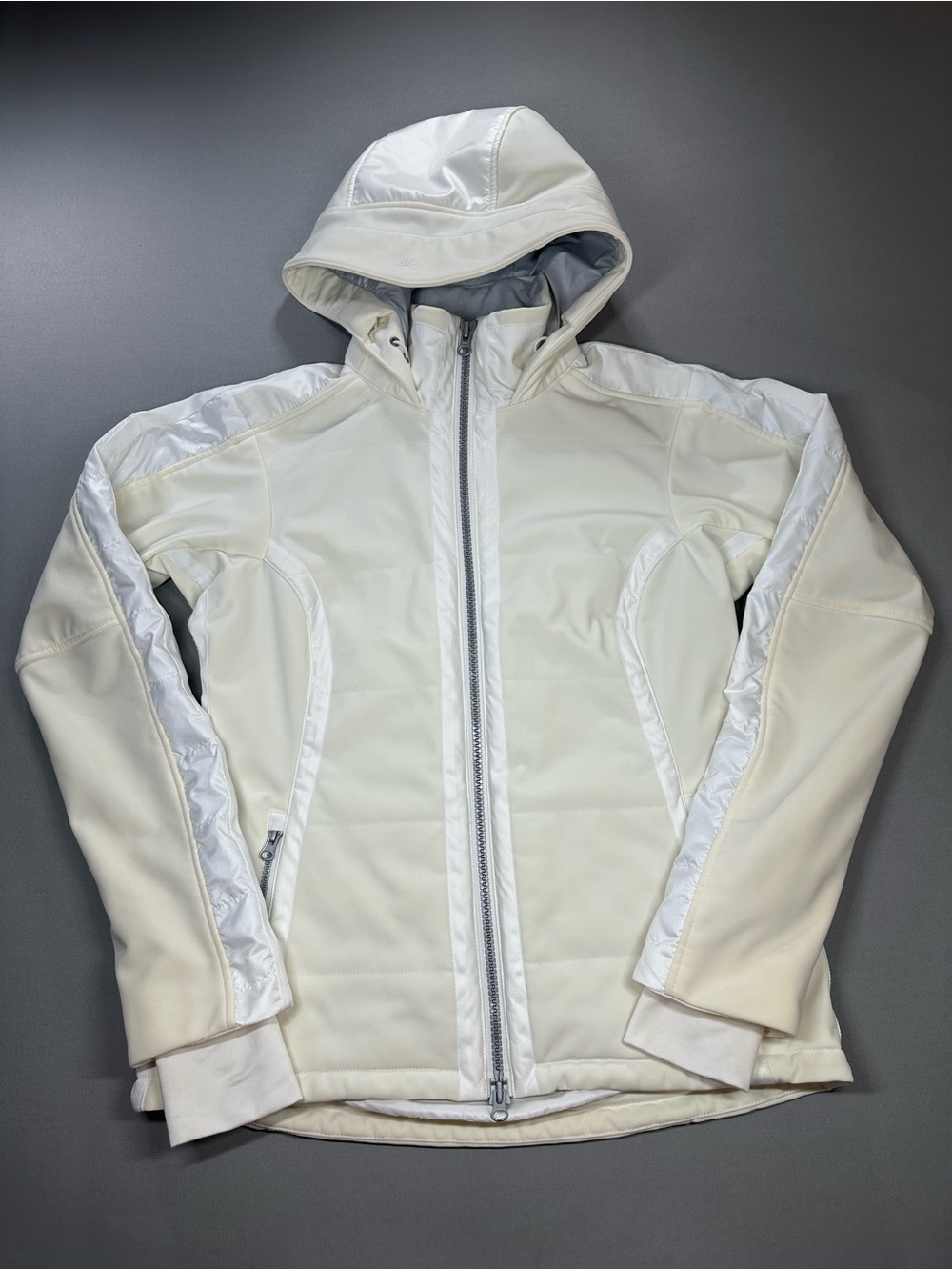 Athleta Softshell Ski Jacket, RECCO Hooded Jacket - Womens Small